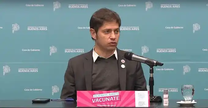 Axel Kicillof: "Desde este miércoles en la Provincia pueden acceder a la vacunación libre todos los grupos priorizados"