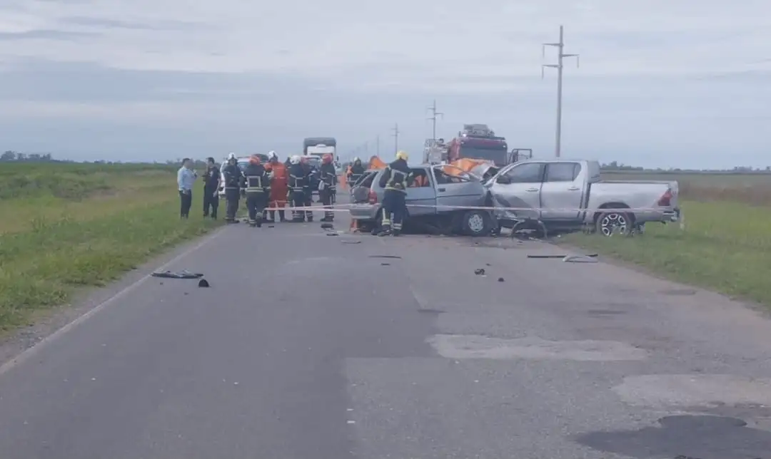 Las Varillas: murió un conductor de 62 años tras un choque frontal