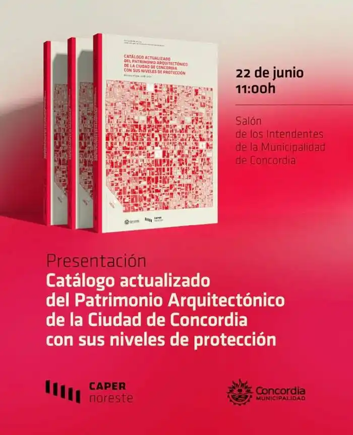 Patrimonio arquitectónico de la ciudad de Concordia con sus  niveles de protección