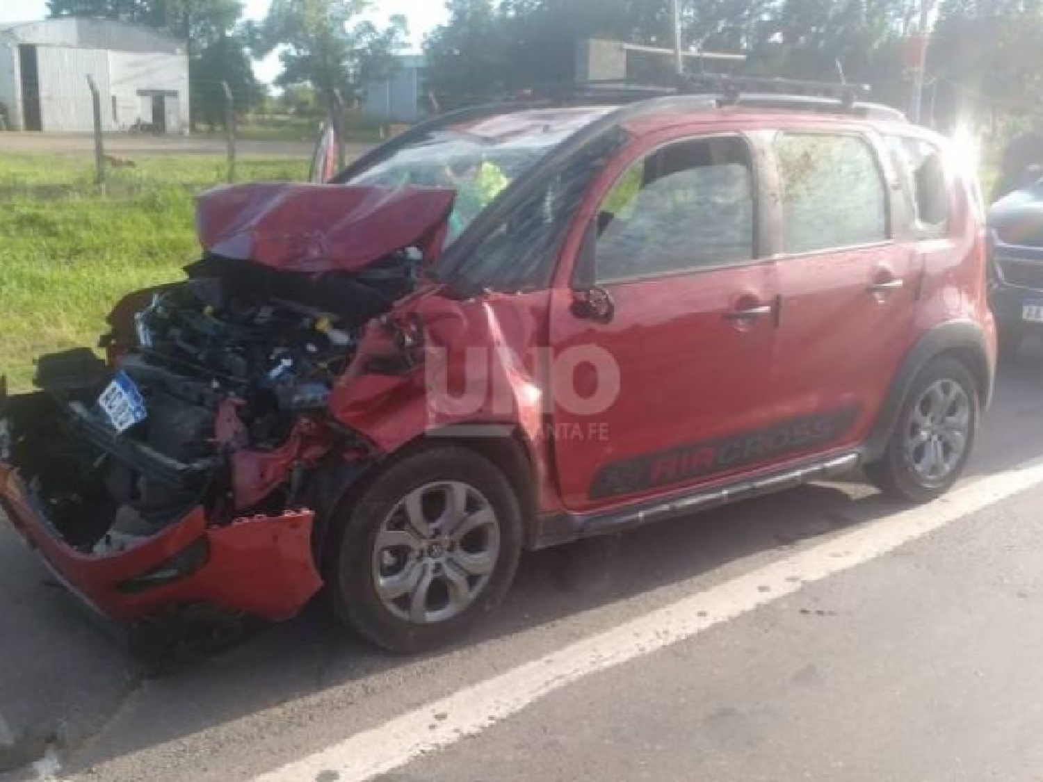 Dos heridos y un caballo muerto tras un choque en la ruta 19