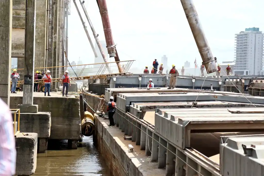El Puerto de Santa Fe despachó siete mil toneladas de trigo