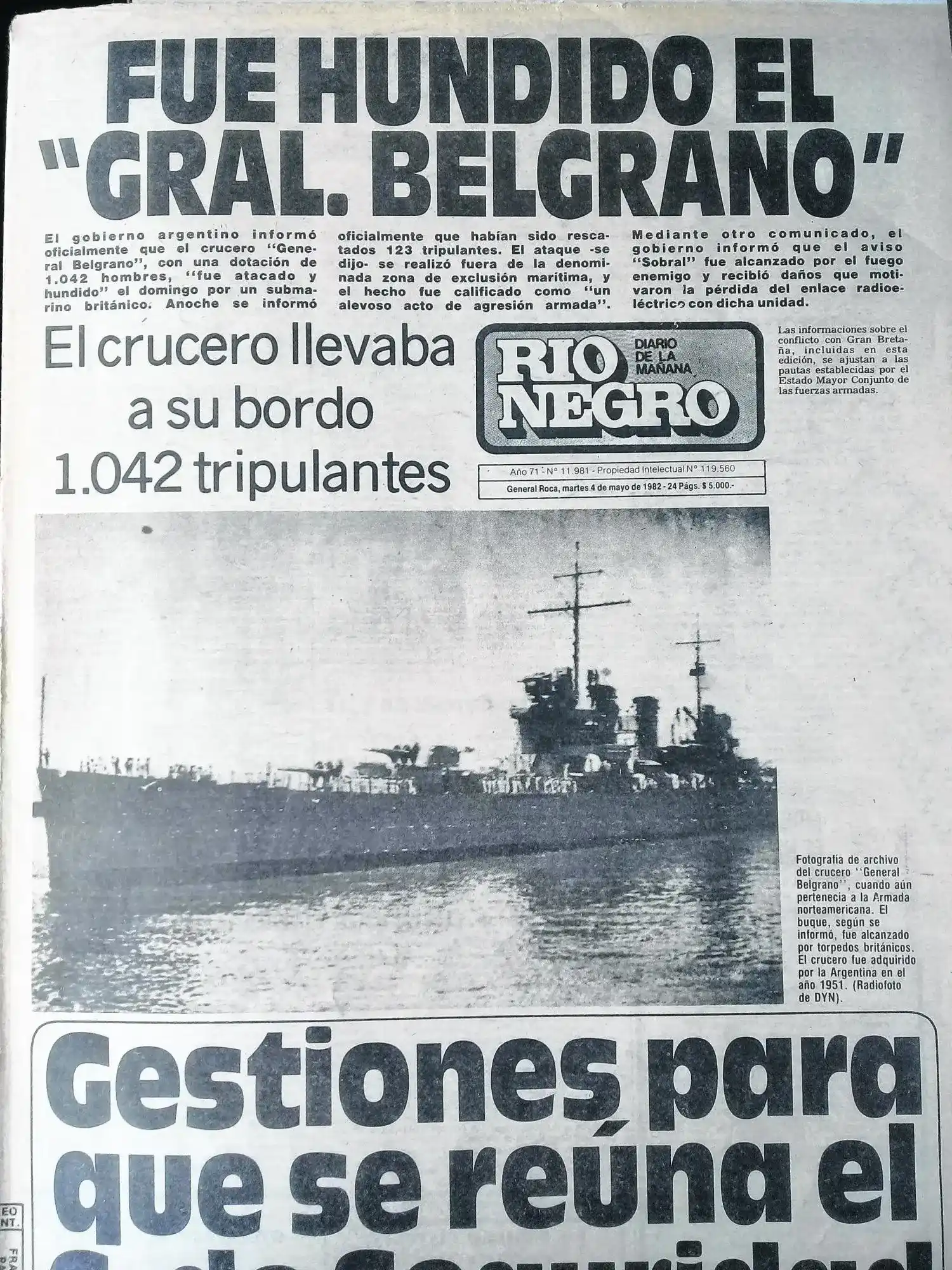 Belgrano ataque