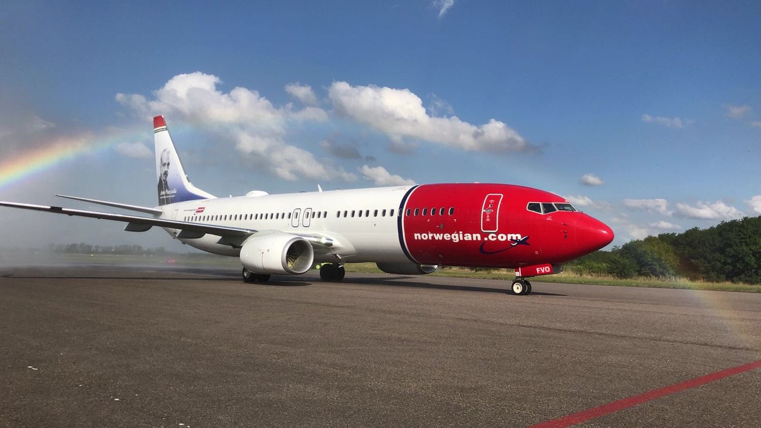 Llegó a Ezeiza el primer avión de Norwegian Air Argentina