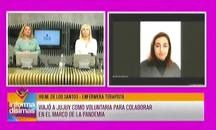 Viajó a Jujuy como voluntaria para colaborar en el marco de la pandemia