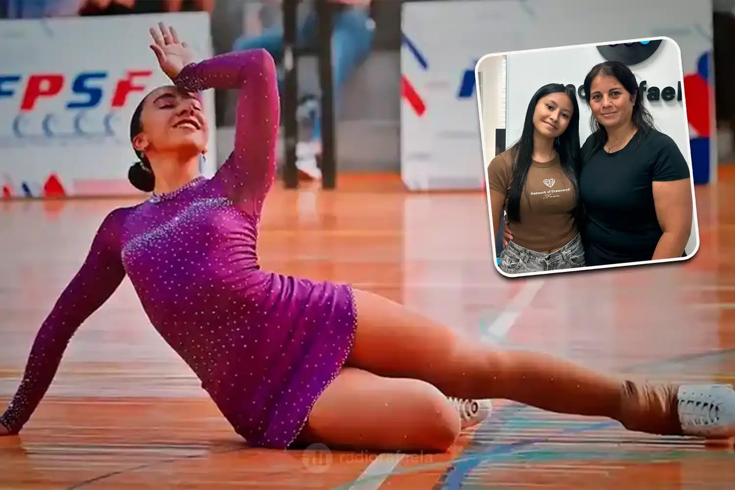 Marisel Lazcano, profesora del equipo de patin artístico recreativo y competitivo del Club Ferrocarril del Estado  Cena Show exclusiva para mujeres: recaudarán fondos destinados a las actividades de la disciplina