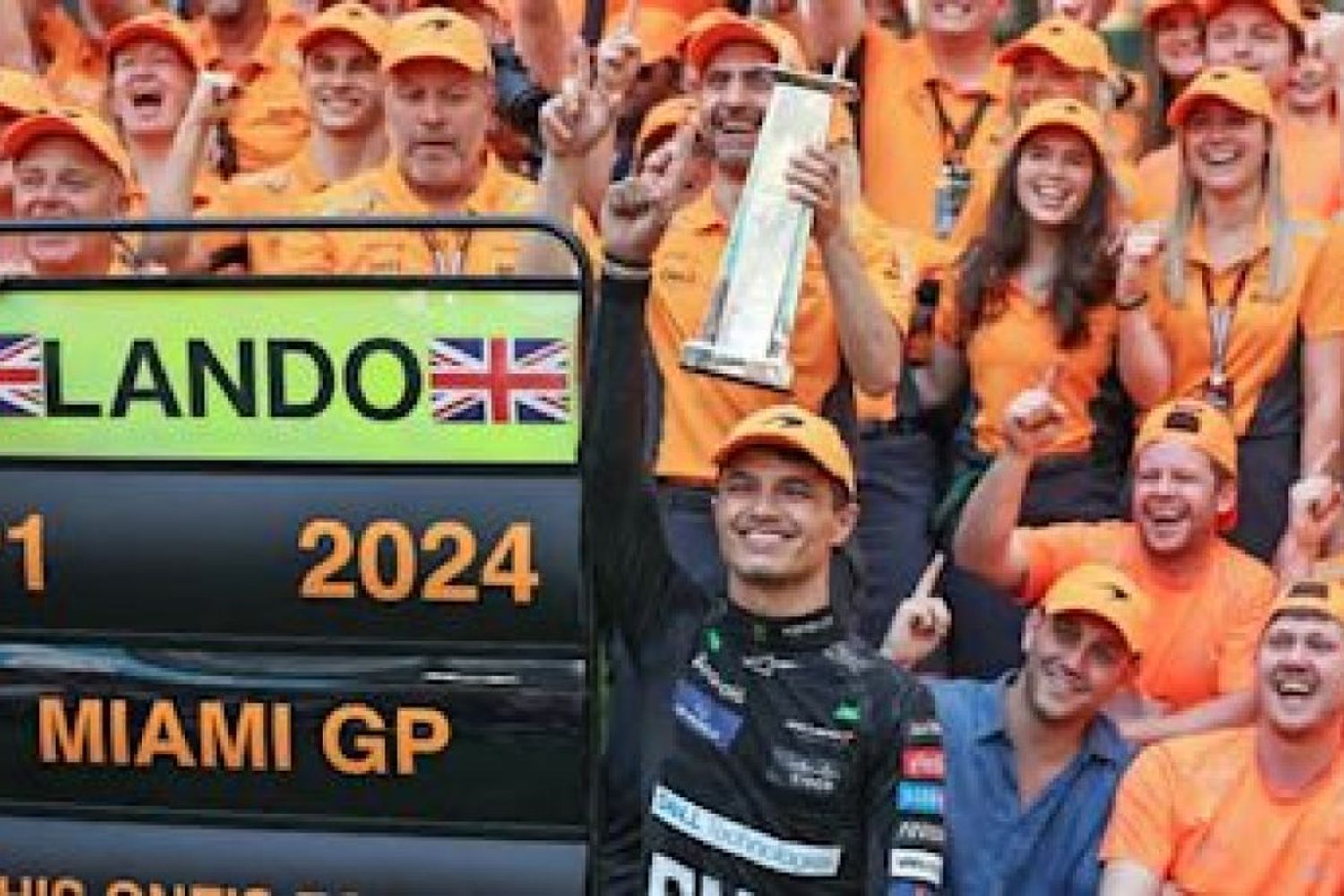 Lando Norris logró su primer triunfo en Fórmula 1 