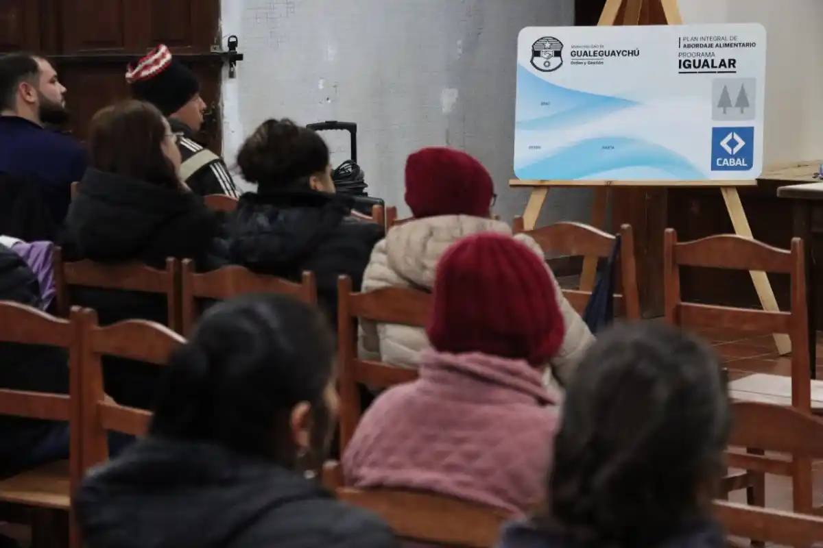 Realizarán una capacitación para beneficiarios de la Tarjeta Igualar