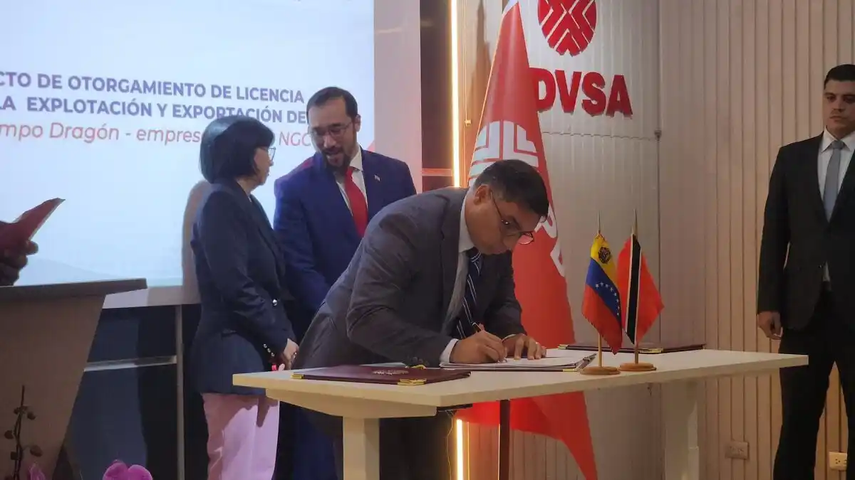 QUE SE USE EL DINERO en las necesidades de la gente: se concreta acuerdo gasífero entre Pdvsa y Trinidad y Tobago