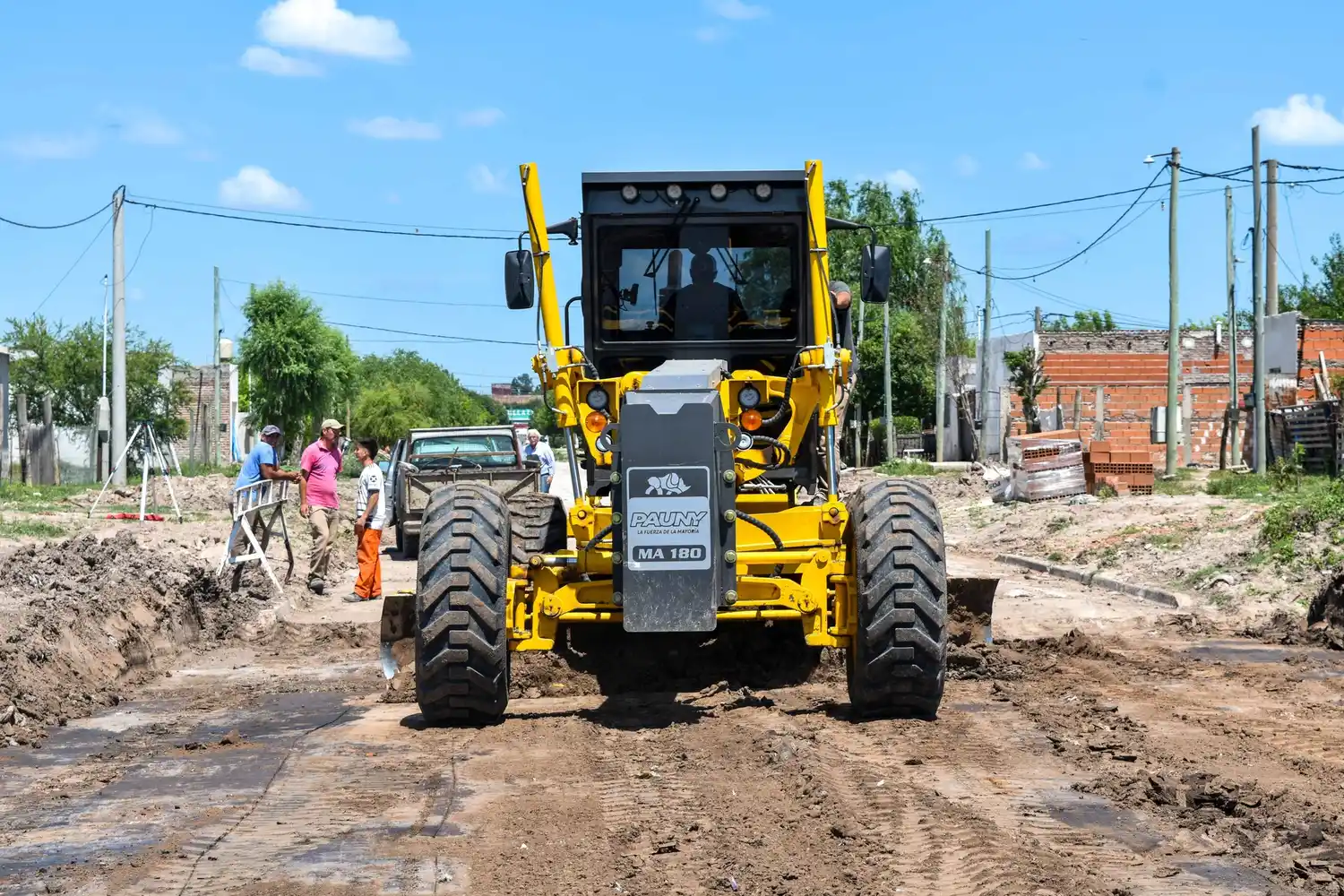 Avanza la obra en el Barrio Evita