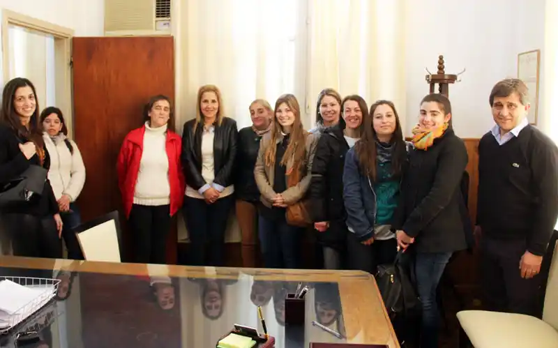 LOBERIA: Estudiantes reunidas con Fioramonti