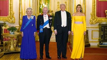 Más lujo imposible: Carlos III botó la casa por la ventana en la cena de Estado para Donald Trump
