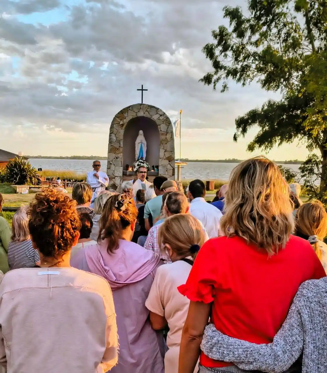Celebraron la Jornada Mundial de los Enfermos en la ermita de la Virgen de Lourdes en Punta Norte