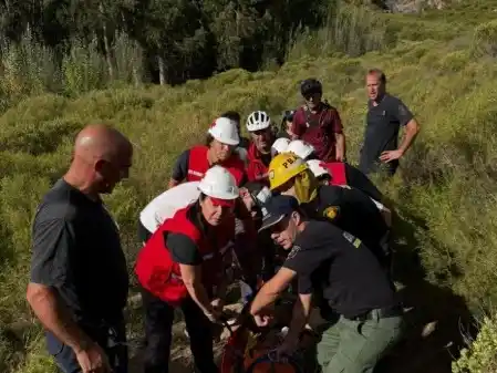 rescate en La Cascada - 2