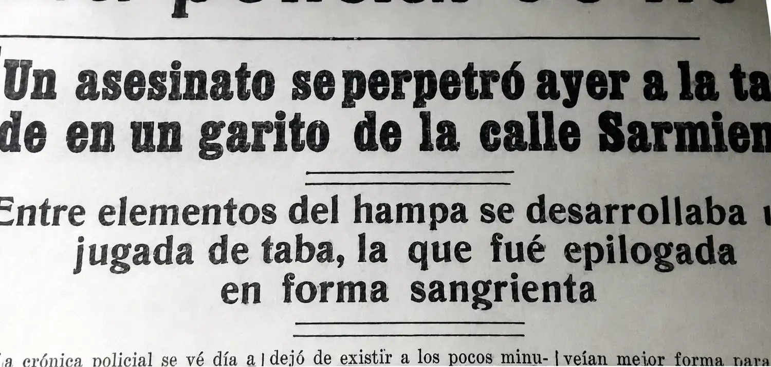 Así informaba acerca de este trágico hecho un diario local de la época.