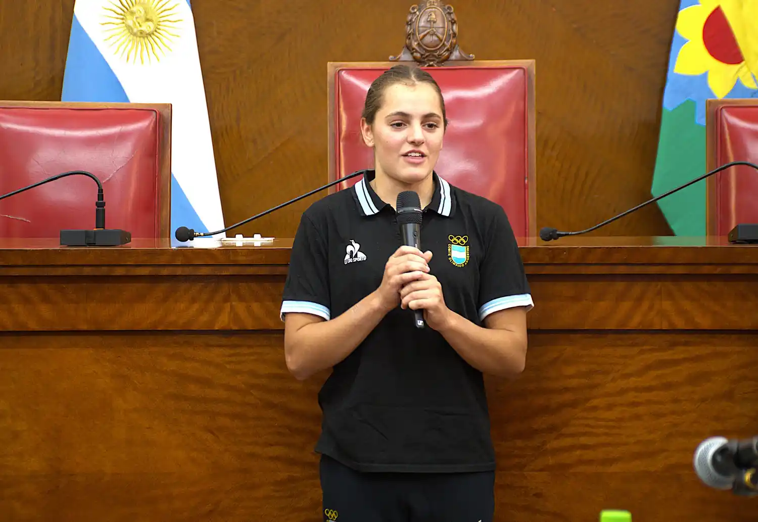 Con 14 años, la deportista fue la más joven de la delegación argentina en los Juegos Panamericanos Junior.