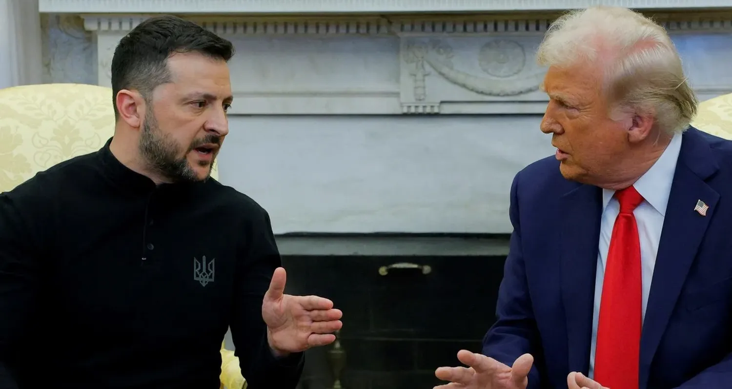 Trump no recibirá a Zelenski hasta que haya cese al fuego. Foto: REUTERS