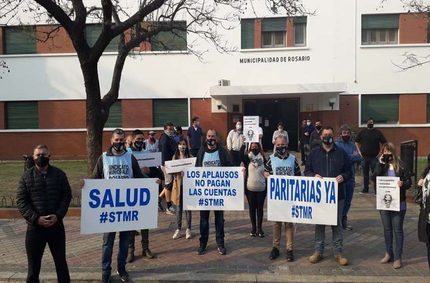 Municipales y estatales reclaman por sus salarios: “Hay propuestas para todos, menos para los trabajadores”