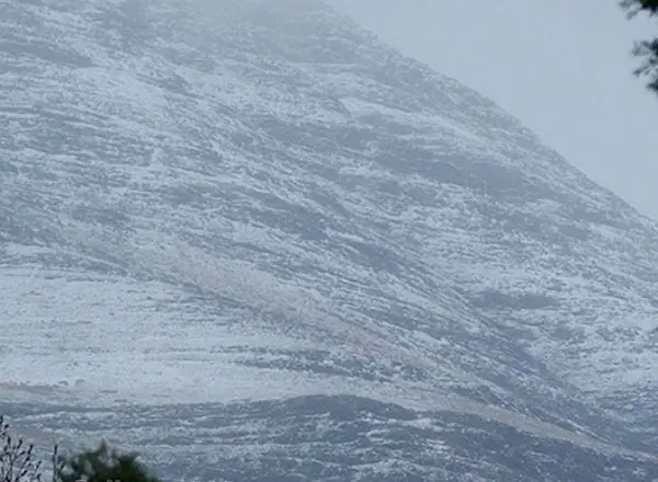 Sierra de la Ventana: Nevó en la comarca