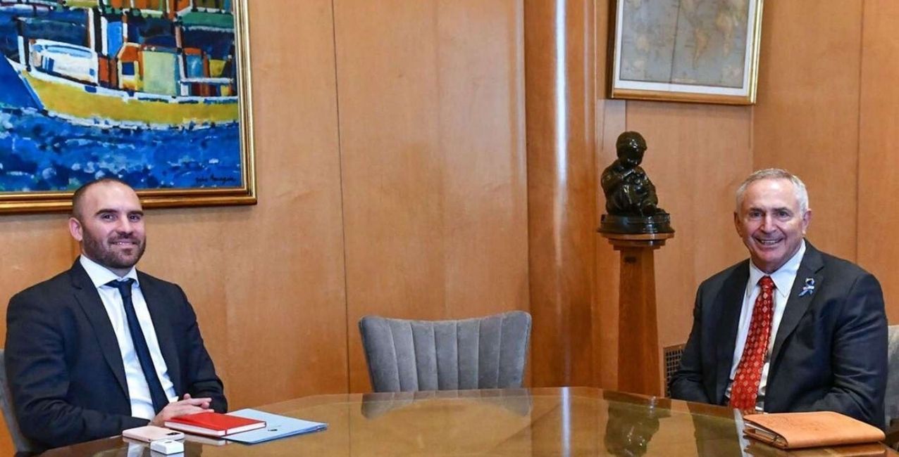 Martín Guzmán recibió un fuerte respaldo del embajador de EEUU