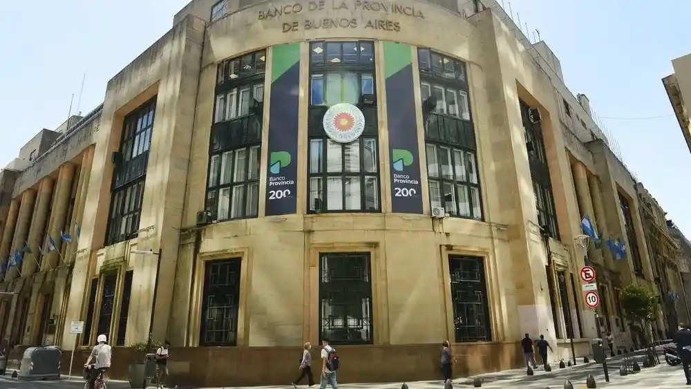 La casa central del Banco Provincia.