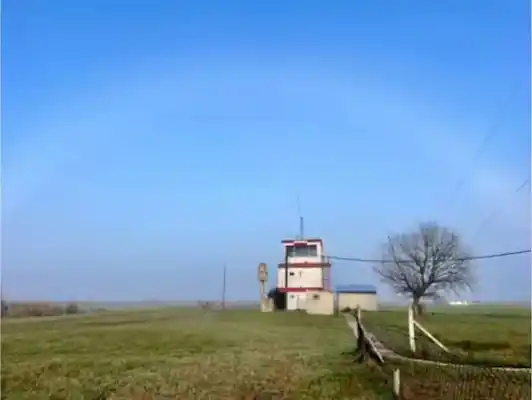 El "arcoíris fantasma" que se vio en Villa Gesell: ¿por qué salió completamente blanco?