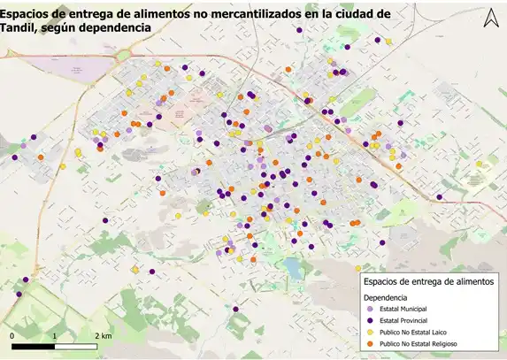 Tandil cuenta con al menos 202 espacios que asisten con alimentos no mercantilizados