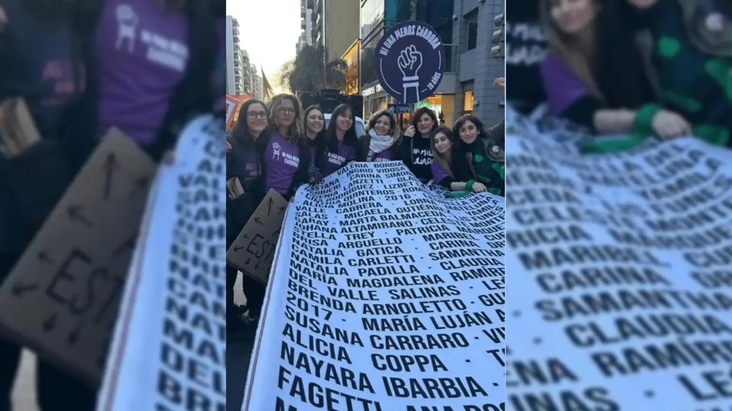 El grito por Agostina y las víctimas de femicidios desbordó Córdoba.