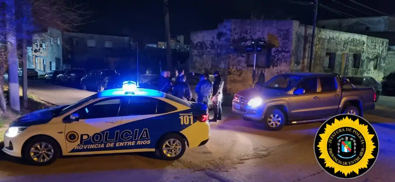 Persecución policial en Victoria: detienen a dos hombres tras fuga en pleno ejido urbano