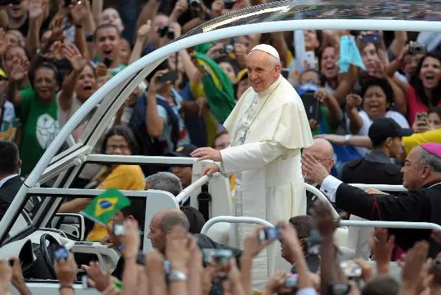JMJ Brasil: Francisco destacó la importancia de la juventud en ceremonia presidida por Rousseff