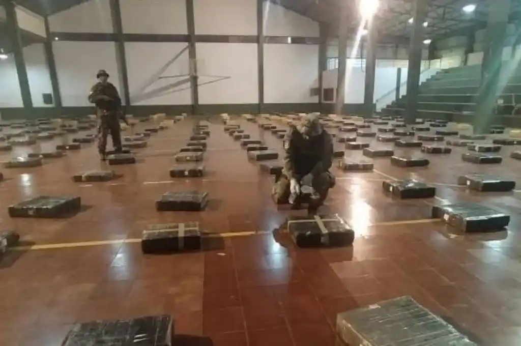 Se incautó un enorme cargamento de marihuana