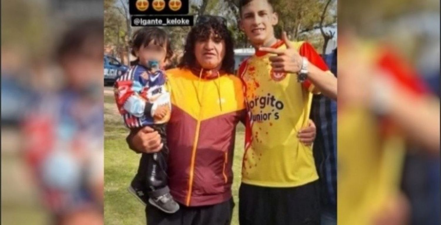 L-Gante en una foto con “El Viejo” Cantero, fundador de Los Monos