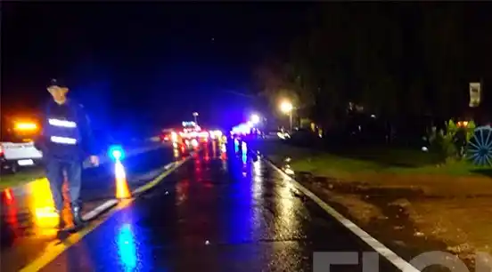Un hombre murió tras ser atropellado por un auto en la Ruta provincial 130