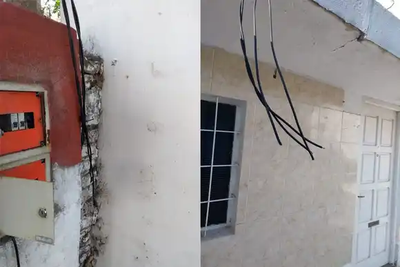 Robaron todo el cableado eléctrico externo al Radio Club Rafaela y los dejaron sin energía