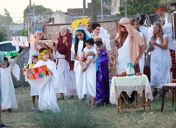 Pesebre viviente. Anticipo de la Navidad