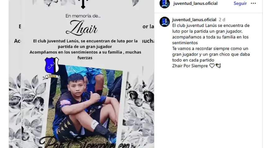 Lanús: despidieron con disparos y caravana al adolescente abatido tras un intento de robo