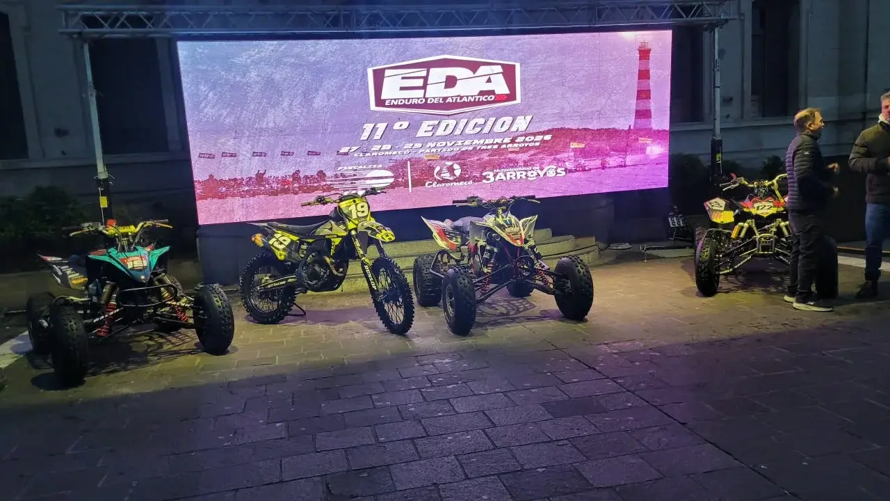 El Enduro del Atlántico realizó su presentación en Tres Arroyos de cara a la fecha de noviembre en Claromecó