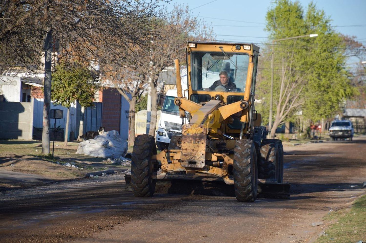 El Municipio avanza con los trabajos de hormigoneado en distintos sectores de la ciudad