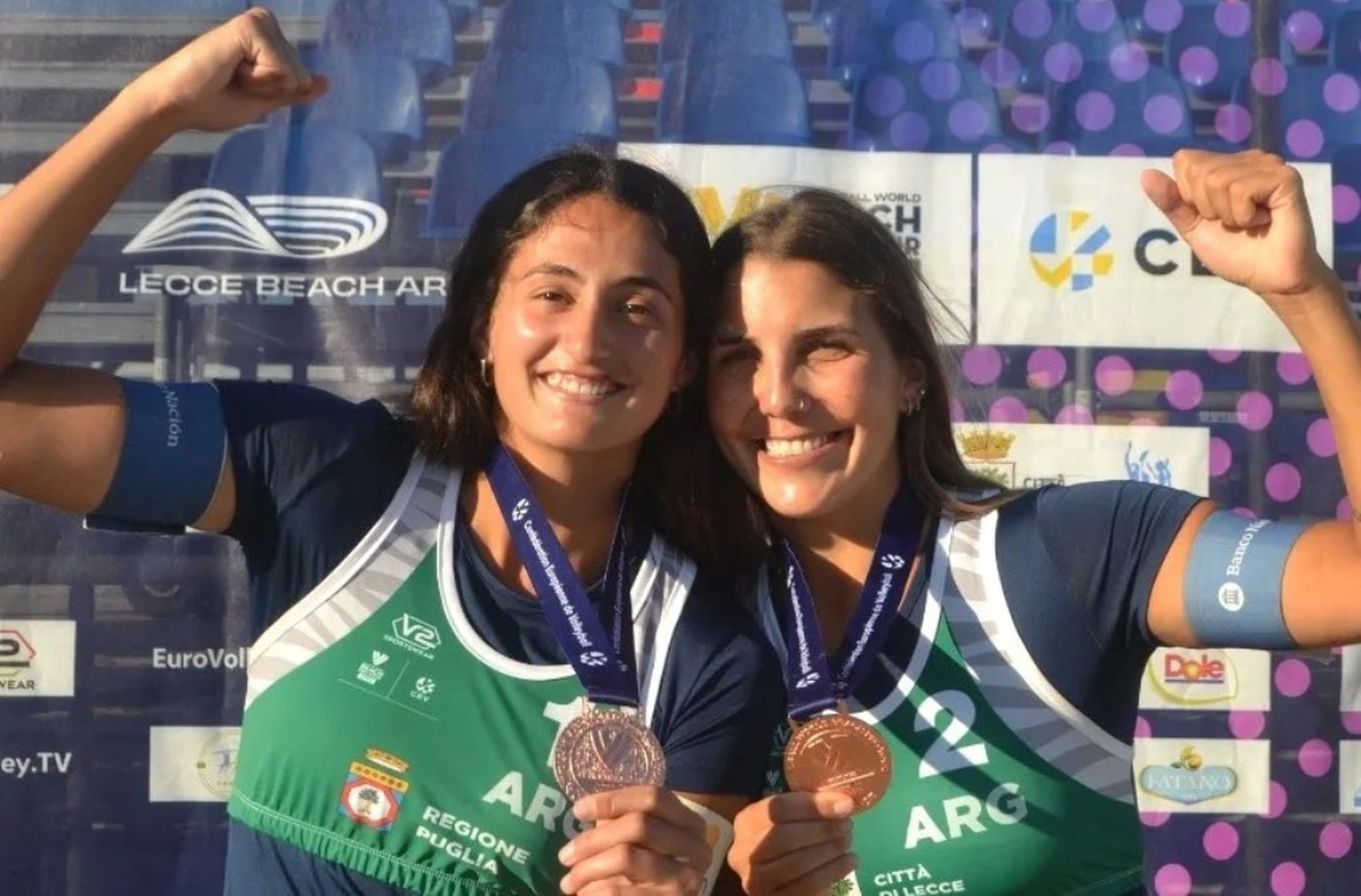 Peralta-Najul fueron bronce en Lecce