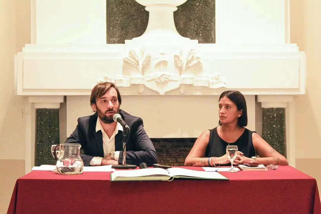 Juan Mancini durante la apertura de sesiones del HCD de Suipacha