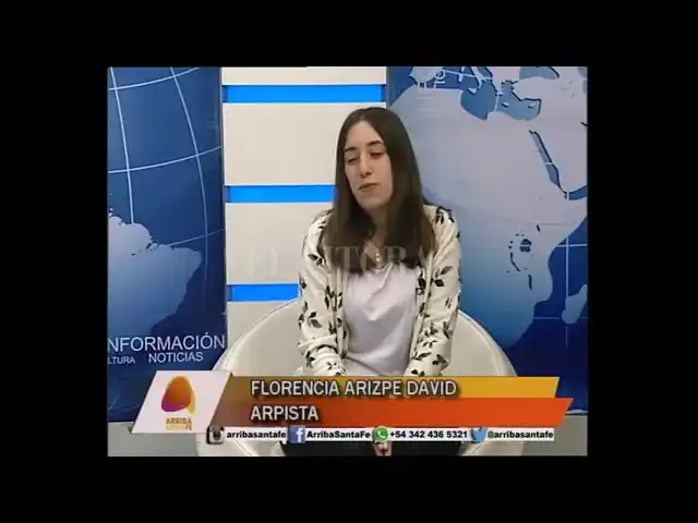 Tiene 17 años y representará a Santa Fe con el arpa