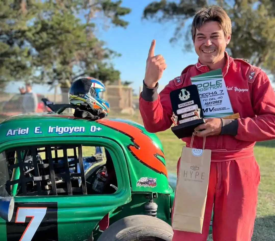 Ariel Irigoyen triunfó en TC del 40, durante la clasificación