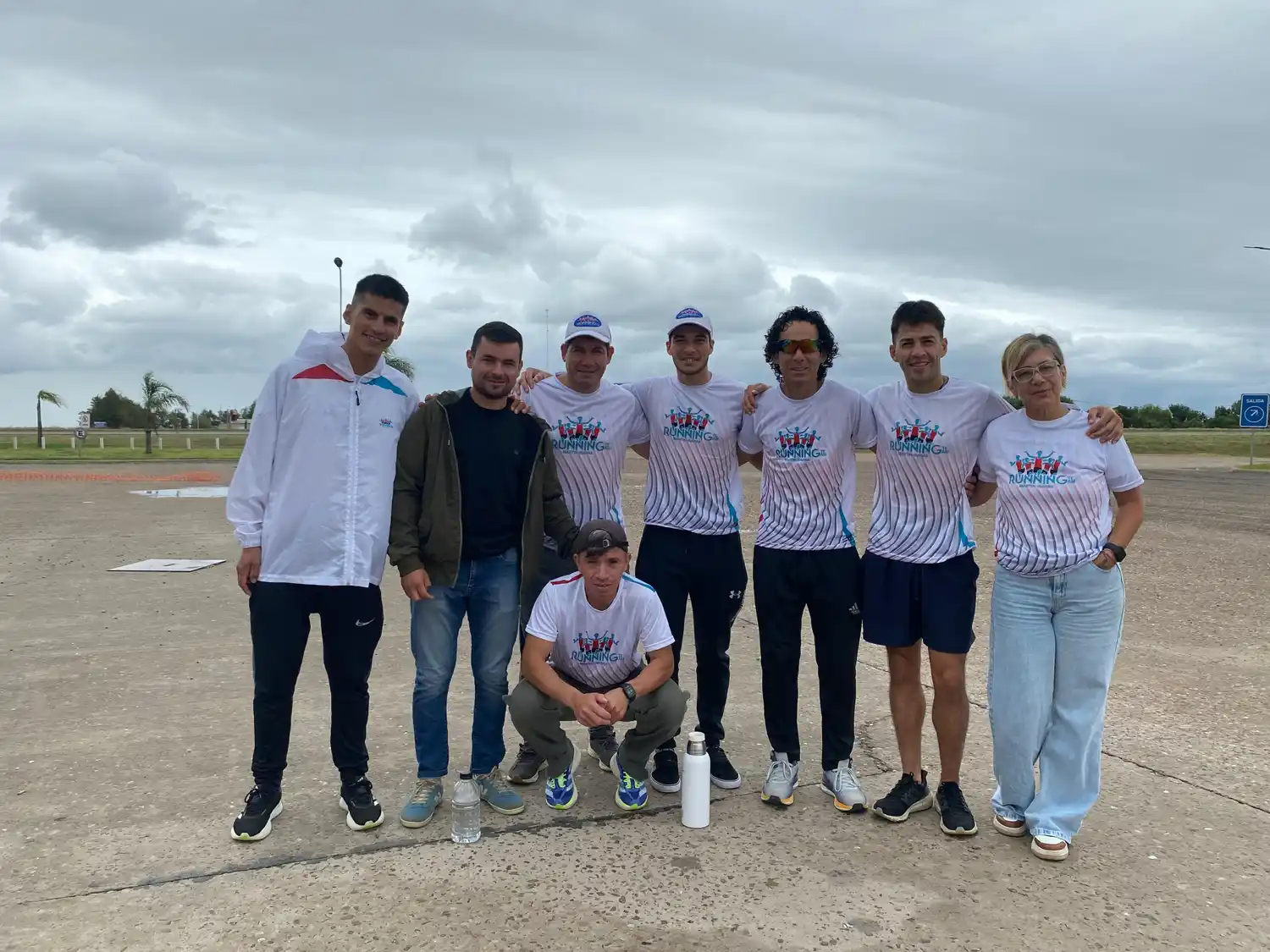 El equipo "Running Martín Ibarra" en la 47º Maratón de Reyes en Concordia
