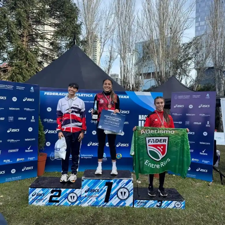 La gualeguaychuense Angelina Latterman hizo podio en el Campeonato Nacional U23