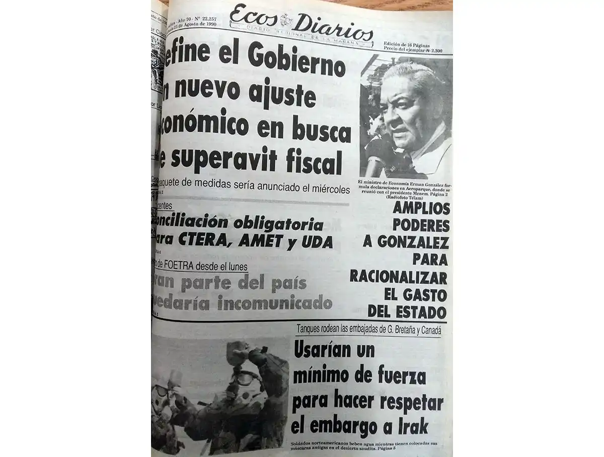 Sábado 25 de agosto de 1990