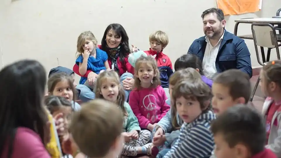 Coronoffo y Monti visitaron la Escuela de Música