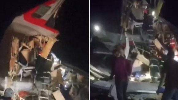 Rusia: un puente se derrumbó sobre un tren con 300 pasajeros en Briansk y dejó al menos 7 muertos