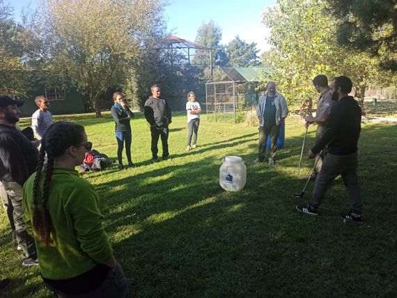 Se lleva a cabo un curso de Manejo y Bioseguridad en fauna silvestre en Granja Los Pibes