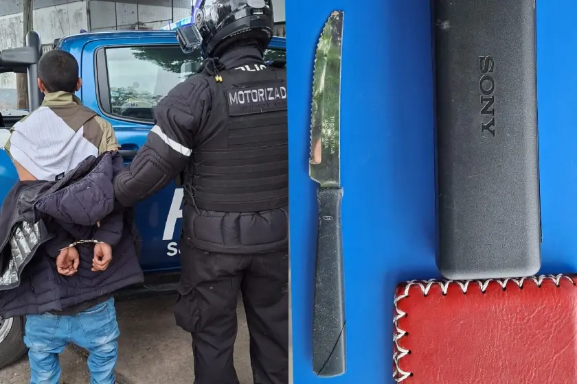 Detenidos en República de la Sexta.