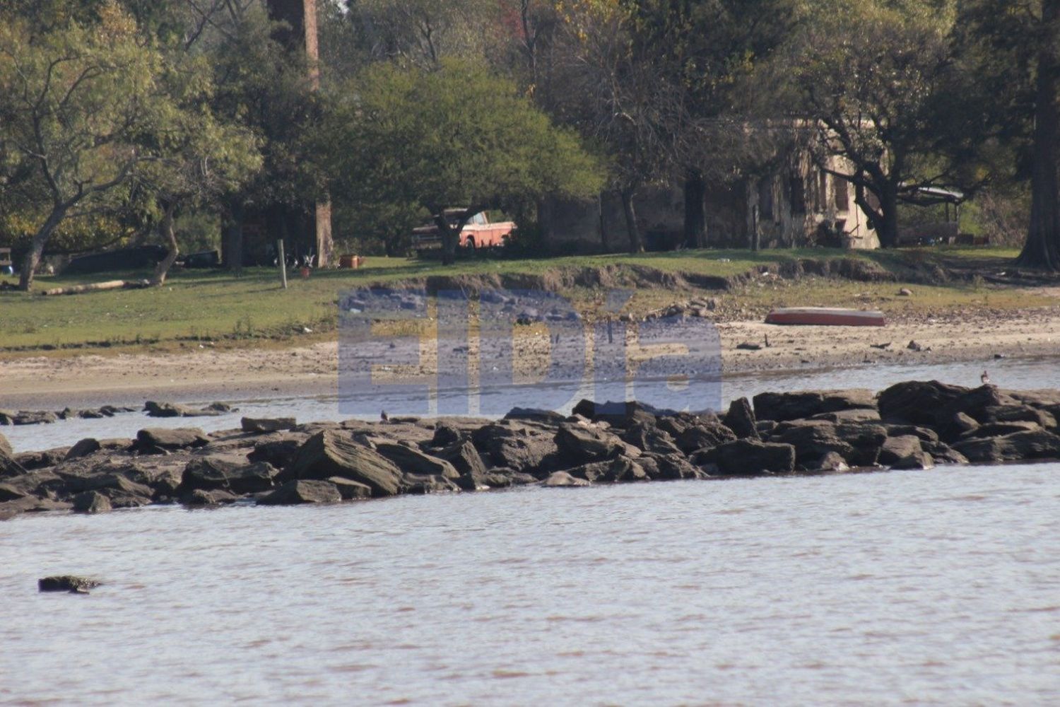 Impactantes imágenes del río Gualeguaychú: la marca llegó a 0.28 centímetros en el puerto