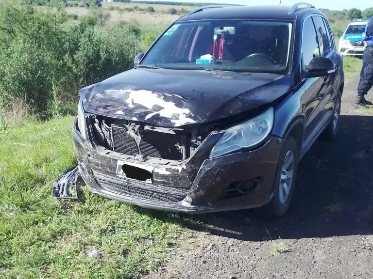 Trasladaron al Masvernat al conductor de un automóvil tras chocar con otro